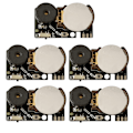 Miniatyrbillede 1 af 9: Prank Noise Maker Sjov Praktisk Spøg Gag Legetøj Klæbrig Lille Prank Ting Gag Gaver til Voksne Sort Black 5pcs