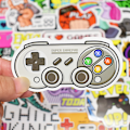 Miniatyrbilde 3 av 5: Gaming-klistremerker for barn, vannflasker, videospillklistremerker for