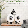 Miniatyrbild 2 av 5: Toilet Paper Holder Sheep - Söt Badrumsinredning - 3-pack