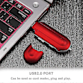Miniatyrbilde 4 av 5: USB MP3-spiller Bærbar Musikkspiller Digital LCD-skjerm 4 GB Lagring FM-radio Multifunksjonell MP3-musikkspiller USB-minnepinne Fk [DB] Red
