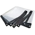 Miniatyrbild 1 av 5: BeGrit 2M x 3M Waterproof Transparent Tarp with Eyelets Weather Resistant