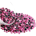 Miniatyrbild 3 av 4: 8000 st Hotfix Mörklila Strassstenar för Hantverk, SS6 (1,9-2,1 mm) Mörkrosa Dark Pink SS6