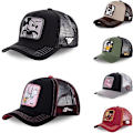 Miniatyrbilde 4 av 4: Mickey Snapback Bomulls Baseball Caps & Pappa Mesh / Trucker Hatt ROCKET KHAKI