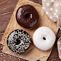 Miniatyrbilde 5 av 5: Silikon Donutform, 6 Hulrom Non-stick Silikon Donutform For Donuts, Bagels - Sett Med 4
