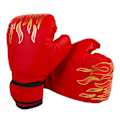 Miniatyrbillede 5 af 5: Boksning Handsker til Børn Børnetræning Punching Kickboxing Tilbehør Sort