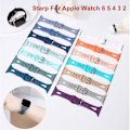 Miniatyrbillede 8 af 11: Urrem til Apple Watch SE 6 5 4 3 2 sort black 38/40mm