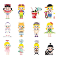 Miniatyrbillede 4 af 10: POP MART Molly When I was a Kid Serie Figur, DIMOO Blind Box Figur Samlerlegetøj (Tilfældigt en)