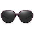 Miniatyrbilde 4 av 4: Polariserte Suncovers Solbriller Over Briller lilla purple