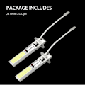 Miniatyrbilde 5 av 5: 2X H3 100W LED Tåkelys Bilkjørelys DRL 6000K Hvit Høy Effekt
