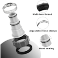 Miniatyrbilde 3 av 4: Erstatningsslangeadaptersett for Intex Fit ARU gjenget koblingspumpe