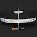 Miniatyrbild 4 av 5: 4x Elastiska Gummibandsdrivna DIY Skumflygplan Modellkit Flygplan Pedagogisk Leksak
