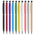 Miniatyrbild 1 av 5: Pennor 10-pack Universal Kapacitiv 2-i-1 Inbyggd Kulspetspenna och Peksärmspenna för Surfplattor/iPad/iPhone