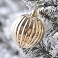 Miniatyrbild 9 av 10: 36 st Julgranskulor Set Julgranshänge LILA Purple