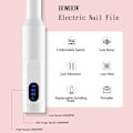 Miniatyrbild 2 av 5: Elektrisk nagelfil sladdlös akryl nagelkit med keramiska nagelbitar, slipband, bärbar uppladdningsbar e-fil set för akryl gelnaglar, manikyr