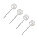 Miniatyrbilde 1 av 6: 2/3/4 stk Glass Vannkuler for Planter Enkle Automatiske Lekkasje Plante Vannkanner for Alle Potteplanter 4 pcs
