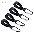Miniatyrbillede 2 af 5: 4 stk. Babyvogn Klips Kroge Barnvogn Remme Loop Krog - Perfekt 4pcs
