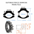 Miniatyrbilde 2 av 5: 2 STK Lampefeste, Diameter 22mm-36mm
