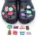 Miniatyrbild 2 av 4: 50 st skoprydnader, Crocs-prydnader Crocs-tillbehör för flickor pojkar