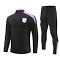 Miniatyrbilde 1 av 2: 2425 Ny halv glidelås fotballtreningsklær høst vinter sett for voksne og barn England/Svart England/Black England/Black England/Black England/Black 12