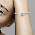 Miniatyrbilde 5 av 5: Pandora Moments Dame Sterling Sølv Charmarmbånd 19cm