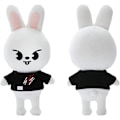 Miniatyrbild 2 av 2: 20cm Kpop Stray Kids Skzoo Tecknad Plyschdocka Ny Stil SKZ Design för Fans (Leebit) White Rabbit