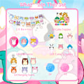 Miniatyrbild 7 av 7: Squishmallow Födelsedagsfest Dekoration Ballong Tårtdekoration Set