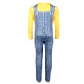 Miniatyrbilde 3 av 5: Minions Cosplay Halloween Kostyme Barn Fancy Dress Lue Hatt Jumpsuit Antrekk 120cm