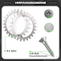 Miniatyrbild 3 av 5: 2 x Premium Rostfria Spikar för Worx S/M-modell, 2 x Rostfria Skruvspik Traction Enhancer, Robotgräsklippare Hjulstorlek 205 mm (FMY)