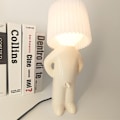 Miniatyrbilde 1 av 10: Kreativt Lite Nattlys LED Beskjeden Gutte Lampe HVIT EU-PLUGG Hvit EU Plug-EU Plug White