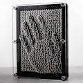 Miniatyrbilde 5 av 5: 3D Nagelbrett Pinart Brett Pinpressions Skulptur Retro Leke Med Metallpigger 20 X 15 Cm Pxcl