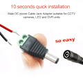 Pikkukuva 5 / 5: 12 V DC-virtajohdon liitin 5,5 mm x 2,1 mm, CENTROPOWER (10 x uros + 10 x naaras) virtaliitäntä