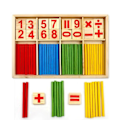 Miniatyrbilde 7 av 7: Tre Utviklingshjelpemidler for Læring av Tall, Matematikk, Tellingsspill, Fargerike Tellestaver, Barnas Lærings- og Utdanningsleker