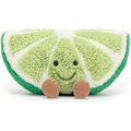 Miniatyrbilde 6 av 6: Jellycat rolig lime skive - H: 18 cm x L: 25 cm