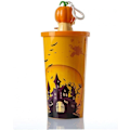 Miniatyrbilde 3 av 5: Halloween Gresskar Halmkopp Halloween Mekanisk Nøkkelring Halmkopp Halloween Morsom Gresskar Drikke