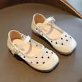 Prikkede Mesh-sko til Piger, Børne Prinsessesko Sandaler Børn-Xin Hvid White 30