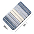 Miniatyrbilde 3 av 4: Baderomsmatte, Sklisikker badematte for baderomsgulv og badekar, Superabsorberende badematter Plysj Shaggy Tepper Vaskbare matter for bad 60*90cm