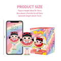 Miniatyrbillede 9 af 10: POP MART Molly When I was a Kid Serie Figur, DIMOO Blind Box Figur Samlerlegetøj (Tilfældigt en)