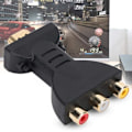 Miniatyrbilde 2 av 9: Audio-HDMI til RGB-videokonverter for RCA-komponentkonverter 1080P lyd- og videosynkroniseringsadapter