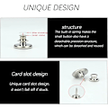 Miniatyrbilde 4 av 5: 10 stk jeansknapper, 17 mm avtakbar metall DIY-knapp, justerbar