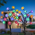 Miniatyrbillede 1 af 5: Solcellelampe til Udendørs Have, Vandtæt Dekorativ Solcellelampe Landskabslampe til Have, Terrasse, Græsplæne, Sti, Juledekoration