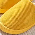 Miniatyrbilde 6 av 6: Damtøfler for Hjemmet, Damtøfler for Vinter, Behagelige Tøfler, Varme Plysjfôrede Sko, Damtøfler for Vinter Gul Yellow Yellow 36-37