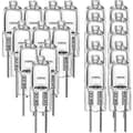 G4 halogenpærer 10W 12V - Varm hvid - 20-pak 20W