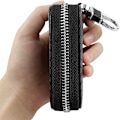 Miniatyrbilde 4 av 5: Svart Faraday bilnøkkelveske, karbonfiber signalblokkerende bilnøkkelbeskyttelse, anti-hacking, RFID-signalblokkering, anti-tyveriveske