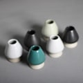 Miniatyrbilde 4 av 5: 1/2/3 Håndlaget Matcha Visp Stativ Teseremoni Tesett for Svart og Hvit 6 x 7cm 1S 1Set Black and White 6 x 7cm