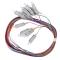 Miniatyrbild 2 av 7: 62.5 6-strängad Pigtail Sc Corning Fiber Pigtail 62.5 Fiber Pigtail-kabel Multimode Carrier Class 12 Cores Sc Upc 62.5 125 With Pvc Shell