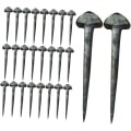 Miniatyrbild 3 av 8: 250 st Horseshoe Nails nagelverktyg metallisk outfit vintage tillbehör hovslagare verktyg liten hästsko spik hovpinne järn bärbar häst