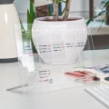 Miniatyrbild 3 av 8: 1 set Stylus Penna Office Anslagstavla Skrivtavla Akryl Anslagstavla Hemtillbehör Meddelande Inspelningstavla Bordsskiva Memo Board Bord