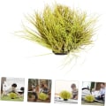 Miniatyrbild 8 av 8: Terrängmodellsats Byggnader i miniatyrskala Små baser Modellgräs Fake Grass Decor N Scale Track Mini Decor Statiskt grästillbehör Fint
