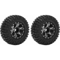 Miniatyrbild 6 av 7: Hjulfälgar Däck Set för Axial Scx24 Hjulfälgar Set för 1 24 Rc Crawler Car 2st Aluminiumfälgar Set för Axial Scx24 Axi00001 1
