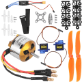 Miniatyrbild 4 av 8: Borstlös Motor Och Esc, Rc Fjärrkontroll Flygplan 2212 Kv2200 Motor 6035 Propeller Servo 30A Esc Xt60 Set